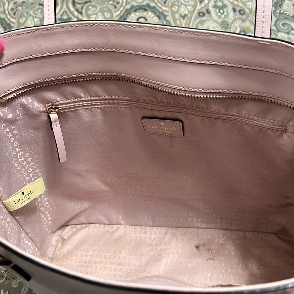 Kate Spade Pink Tote - Picture 3 of 4